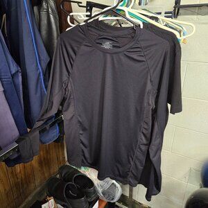 Climatesmart ~ Flex Fit Long Sleeve Vented Shirt ~ Black Medium